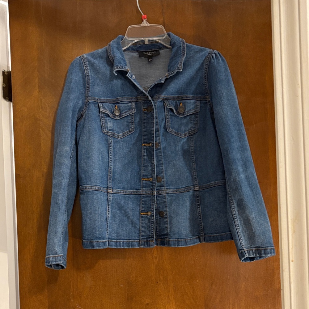 Talbots Classic Blue Jean Jacket